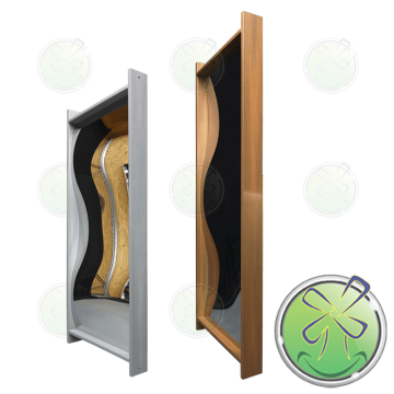 Äußerer Lachspiegel Expresso grau