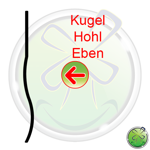 Kugel Hohl Eben